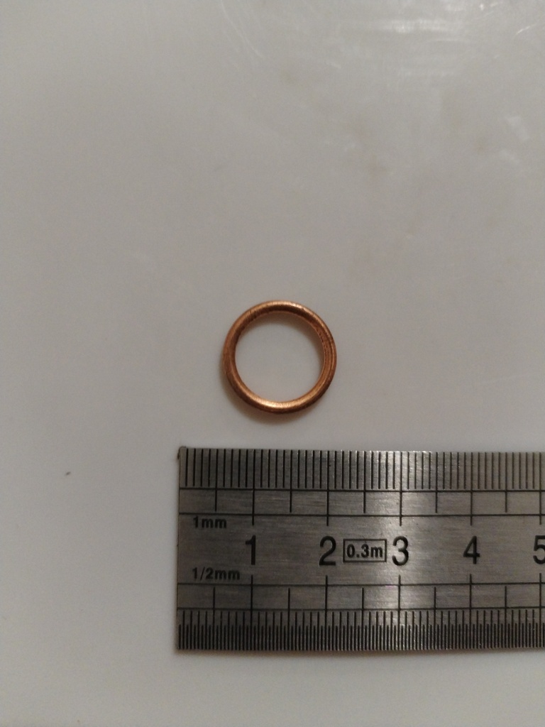 DIN7603-12x16x2.0 -- Sealing ring (for oil line to turbocharger)
