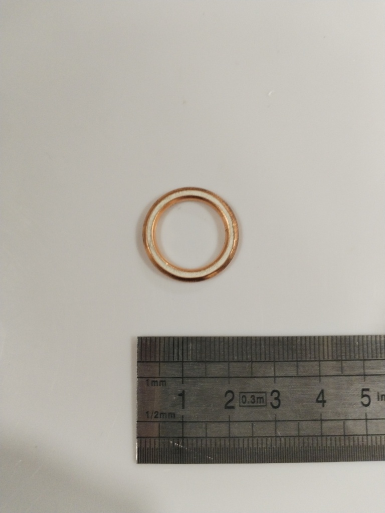 MS35769-11 = 06E19769-0,63=AN900-10 -- gasket (Oil sump, joint vidange))