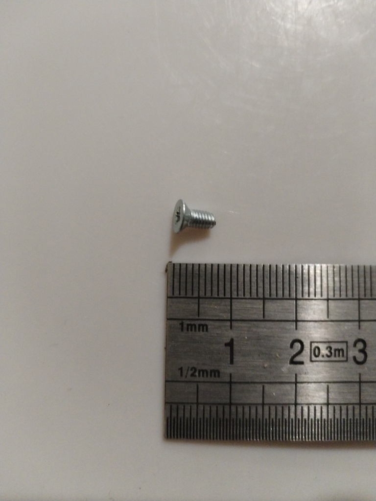 DIN7500-MM3x6 -- Screw, thread rolling, pan head, type M