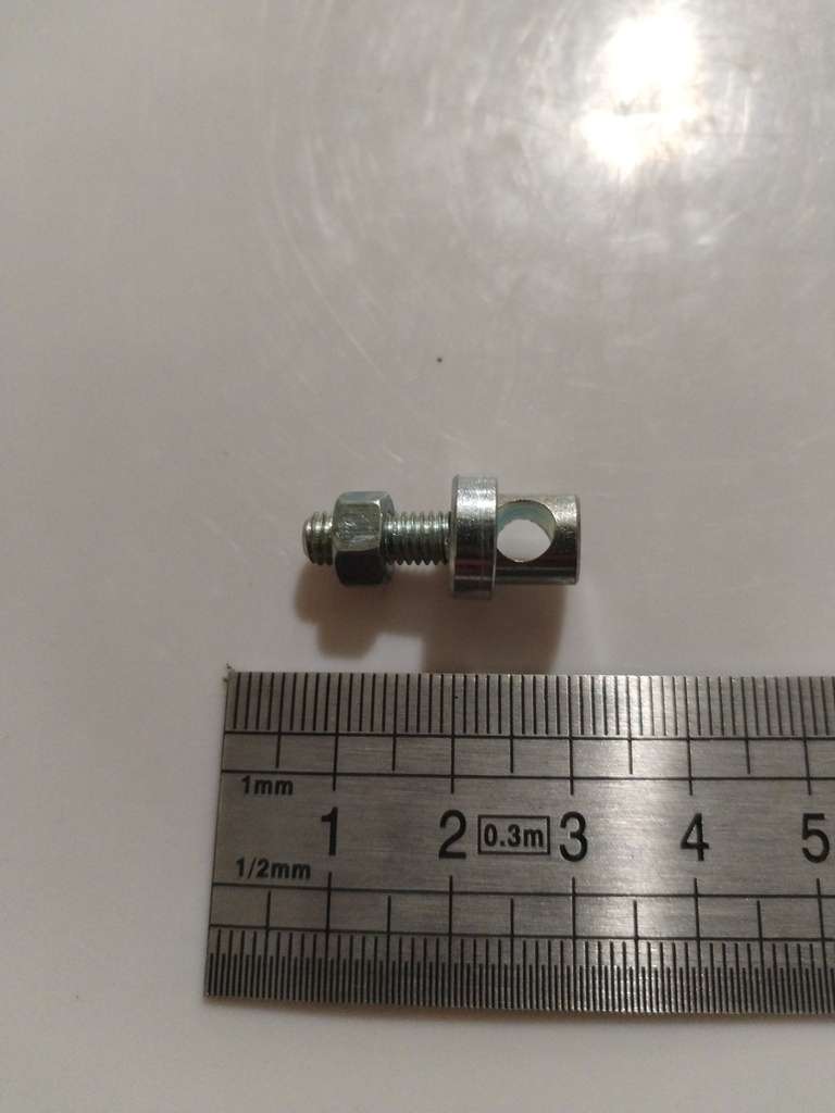 56.12.58.000 -- Arrêt de gaine (vis et cuvette)