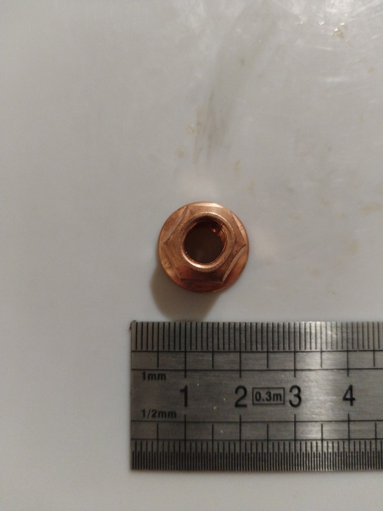 ISO7044-M8-8-CU -- Lock nut M8 copper plated