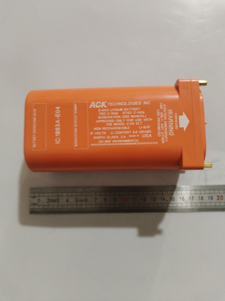 E-04.0 Battery pack pour ELT ACK E-04