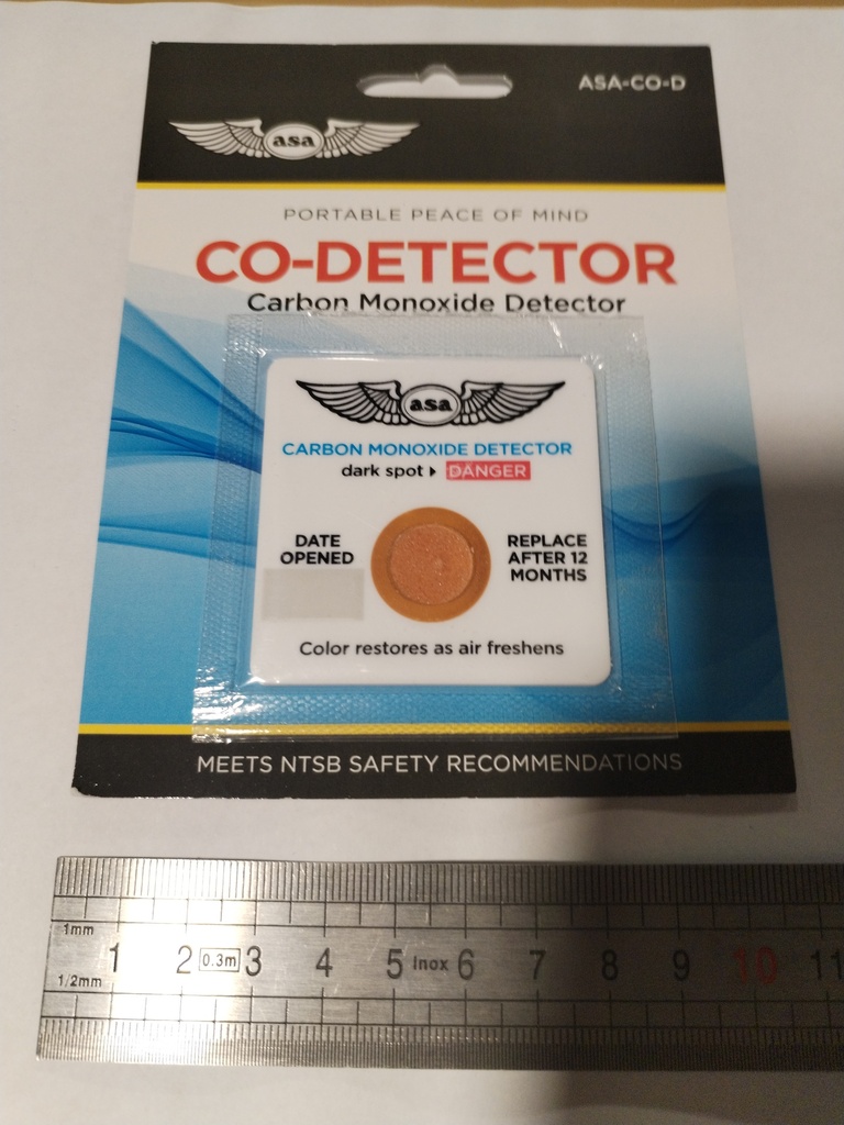 13-05755 -- ASA Carbon Monoxyde Detector (1 an)